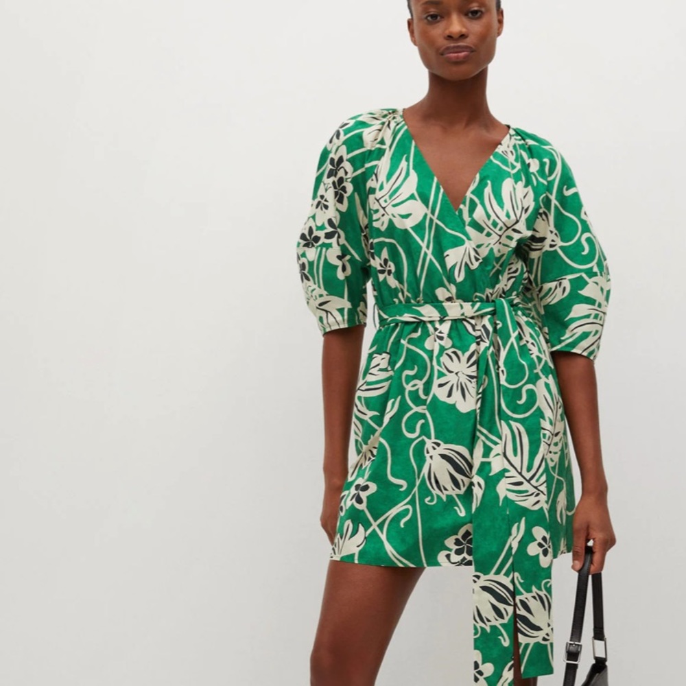 NWT Green Caribbean dress from Mango